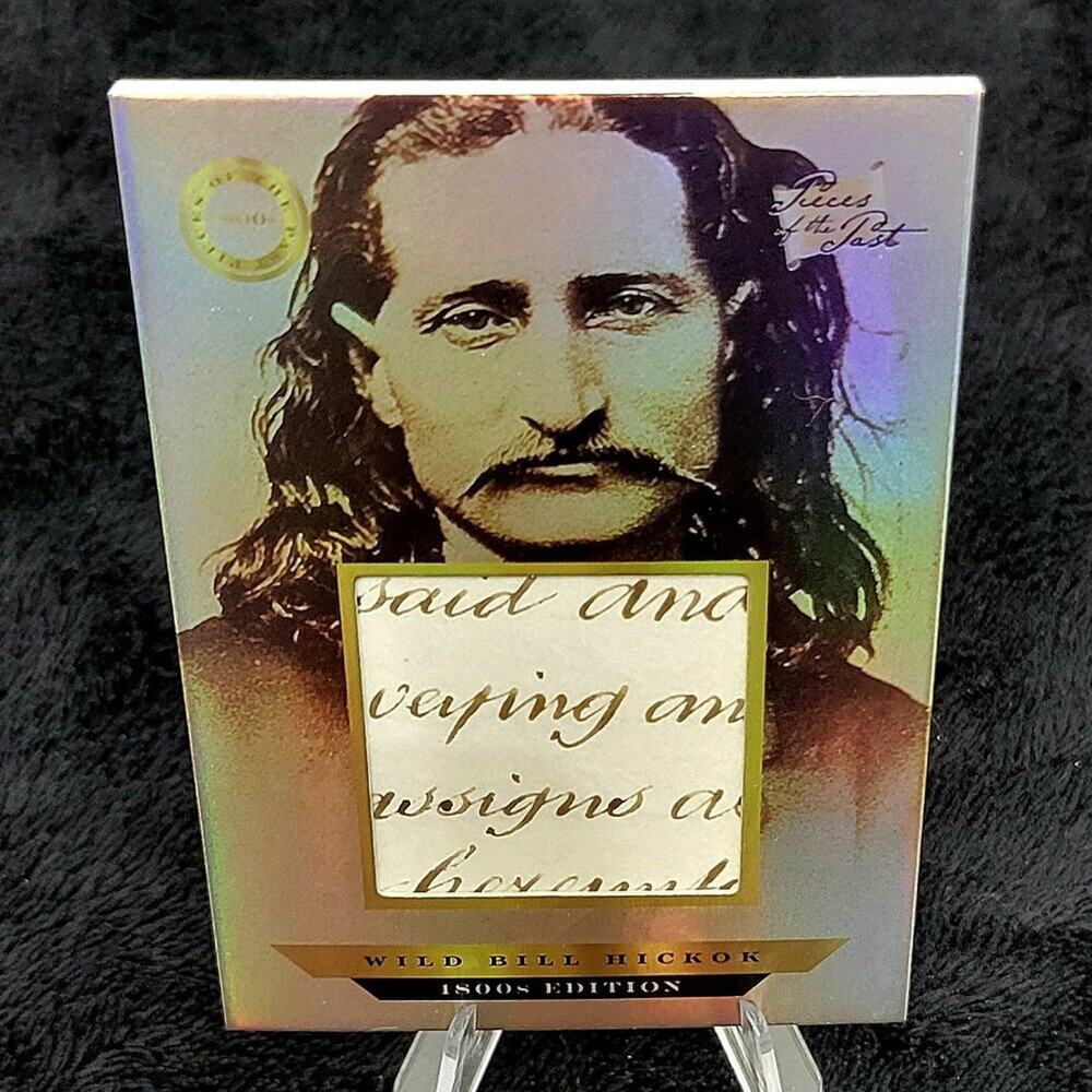 Authentic Wild Bill Handwriting Relic Piece of History Gunslinger Folk Hero